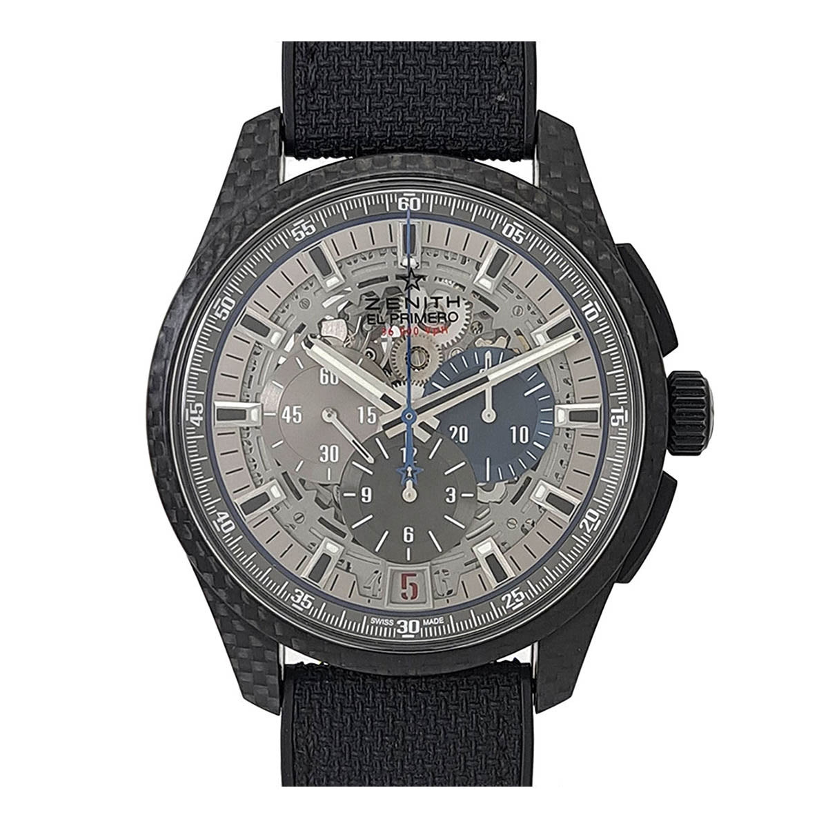 Zenith Carbon Rubber Titanium Automatic Watch