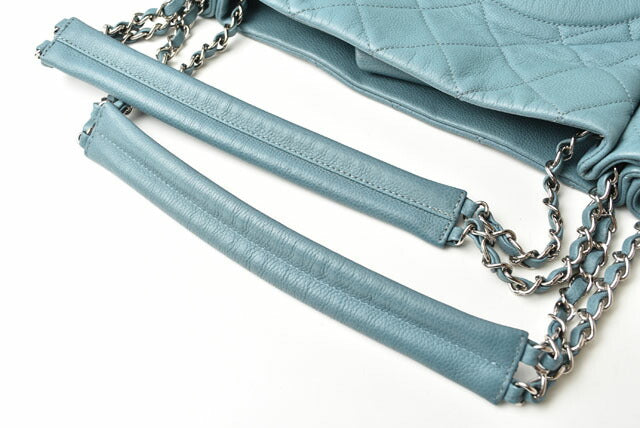 Chanel 2way Tote Bag Light Blue