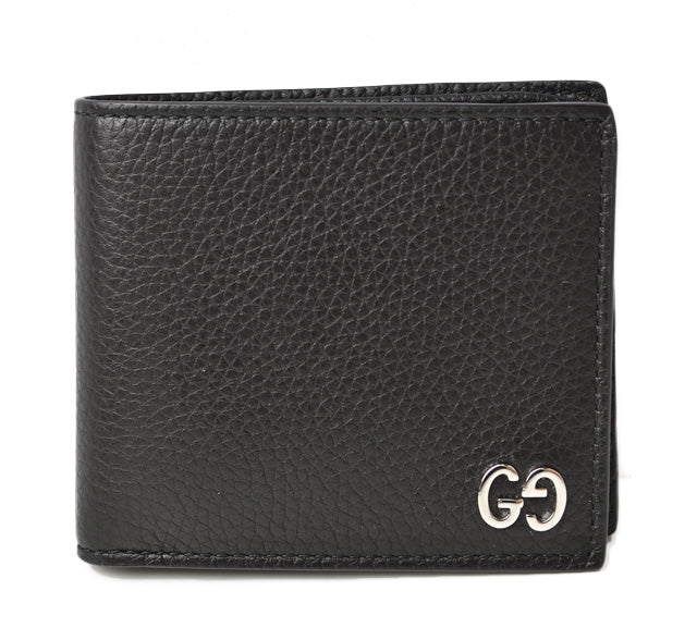 Gucci Black Calf Leather Wallet 473916 in Pristine Condition