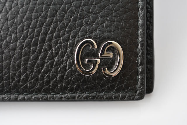 Gucci Black Calf Leather Wallet 473916