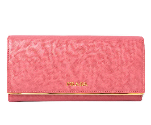 Prada Saffiano Long Wallet 1M1132 in Pristine Condition