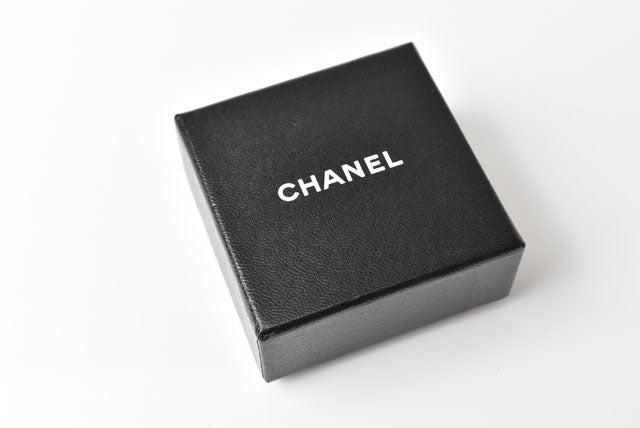 Chanel Brooch Coco Mark Ribbon Motif Gold/Black