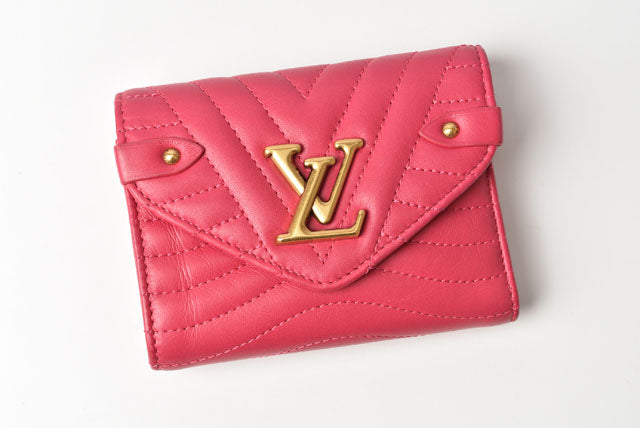 Louis Vuitton New Wave Tri-Fold Leather Wallet M63821