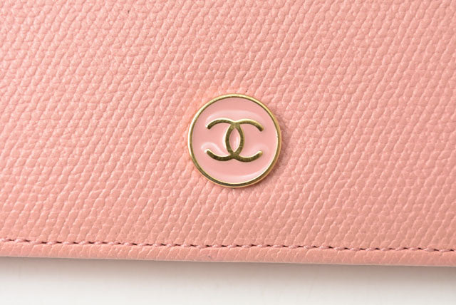 Chanel Leather Long Wallet in Excellent Condition