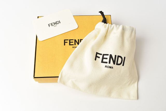 Fendi Leather Bifold Wallet F IS FENDI 8M0387 in Pristine Condition