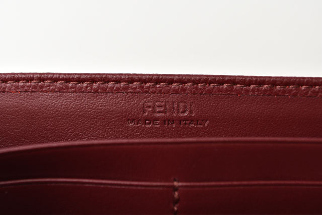 Fendi Leather Long Wallet F IS FENDI 8M0251 in Pristine Condition