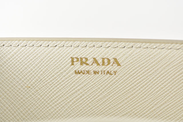 Prada Saffiano Long Wallet Chain Clutch 1DH044