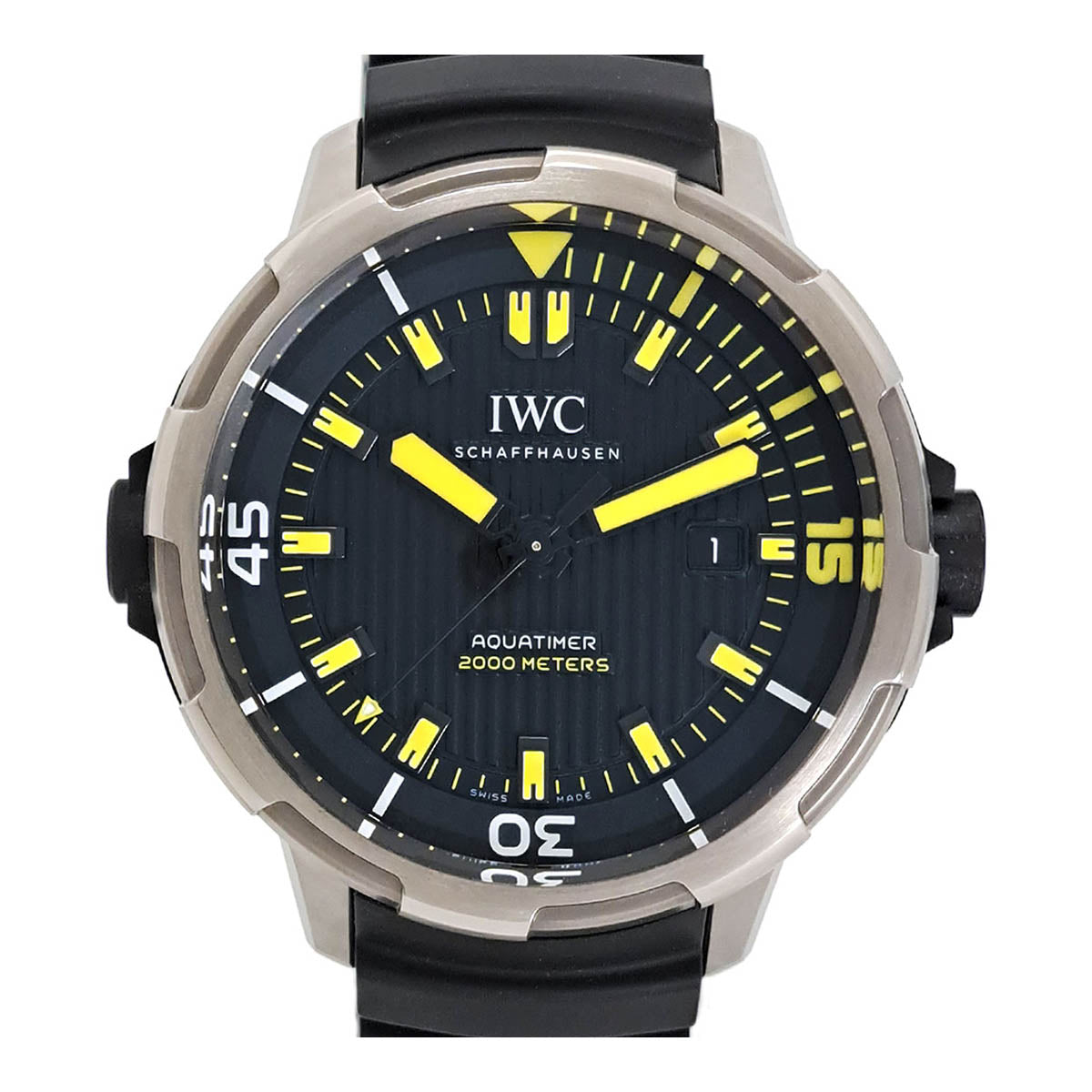 IWC Titanium Rubber Automatic Watch IW358001