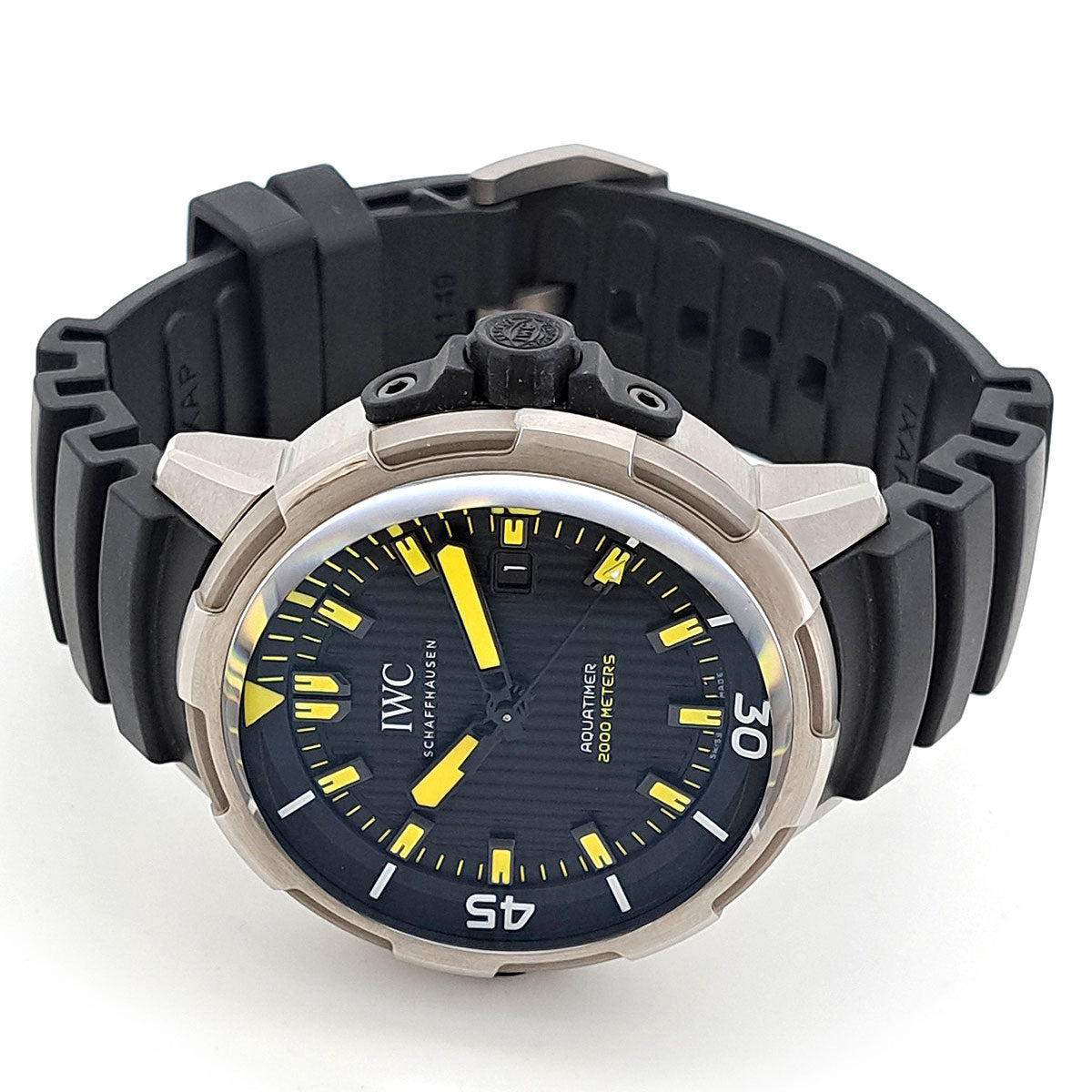 IWC Titanium Rubber Automatic Watch IW358001