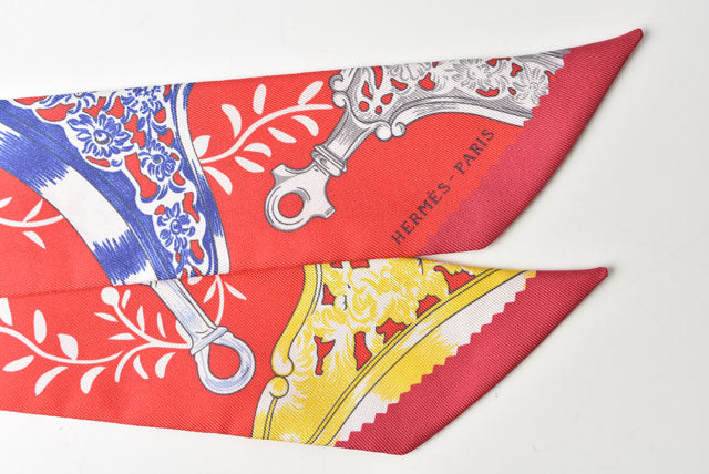 Hermes Silk Twilly Scarf