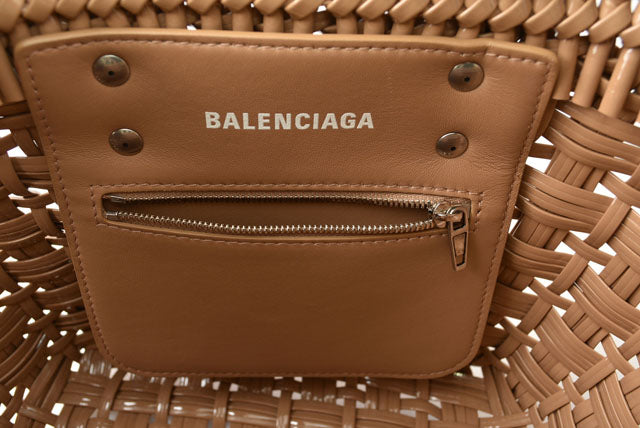 Balenciaga Basket Bag Bistro XS Beige 671342