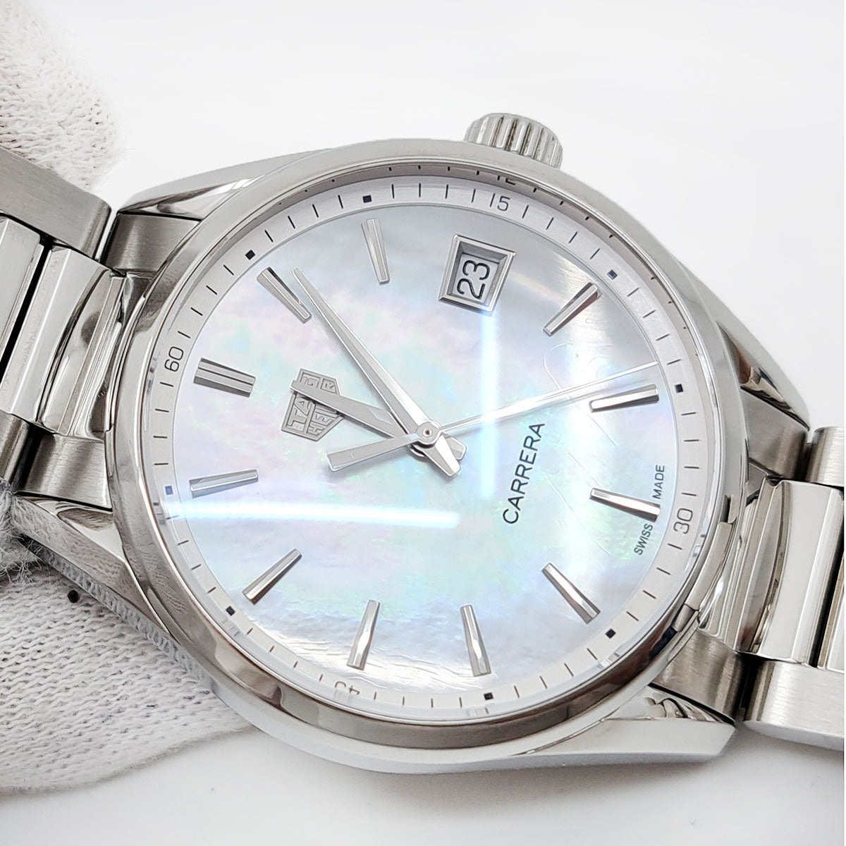 TAG Heuer Quartz Watch White Shell Dial