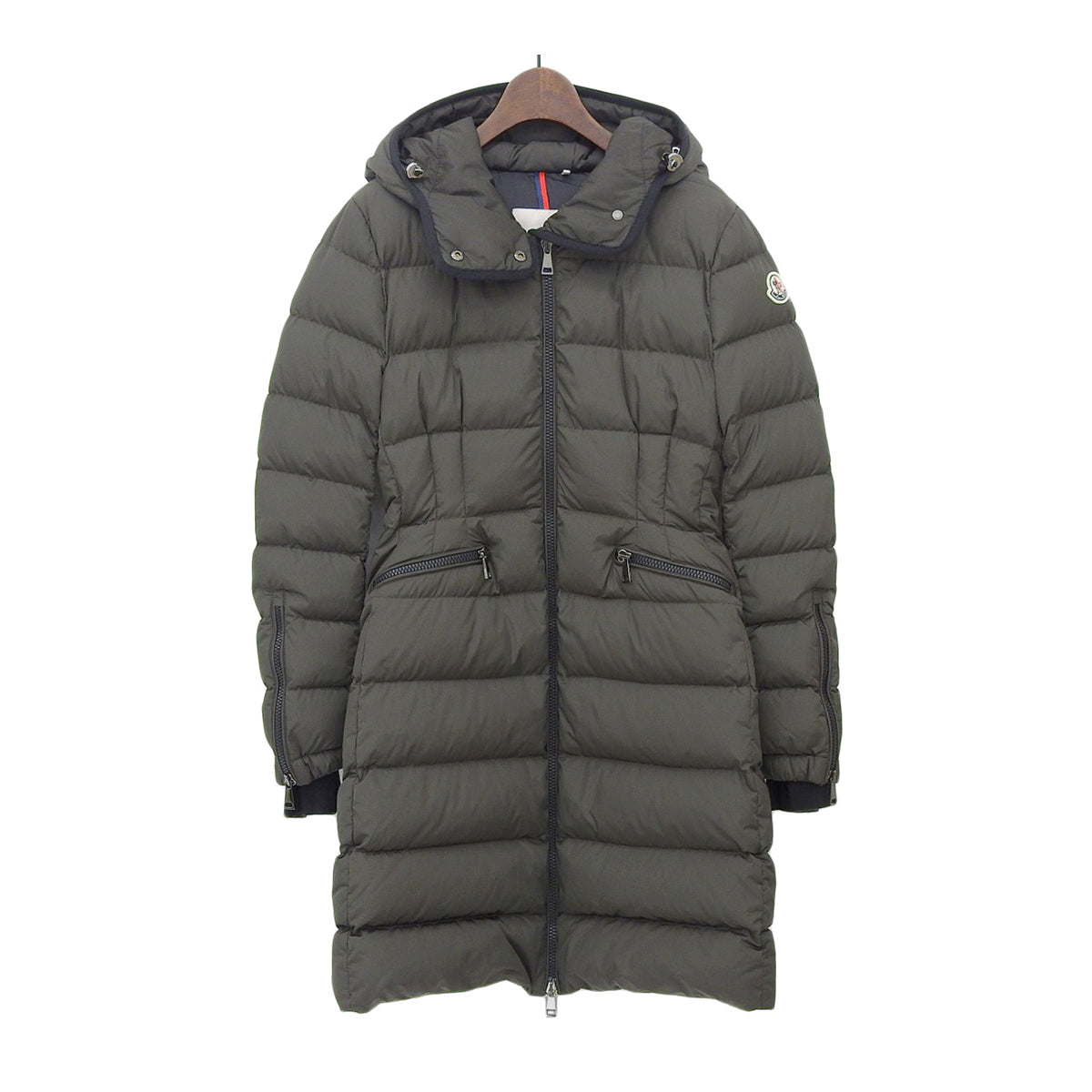 Moncler Down Jacket Coat Khaki