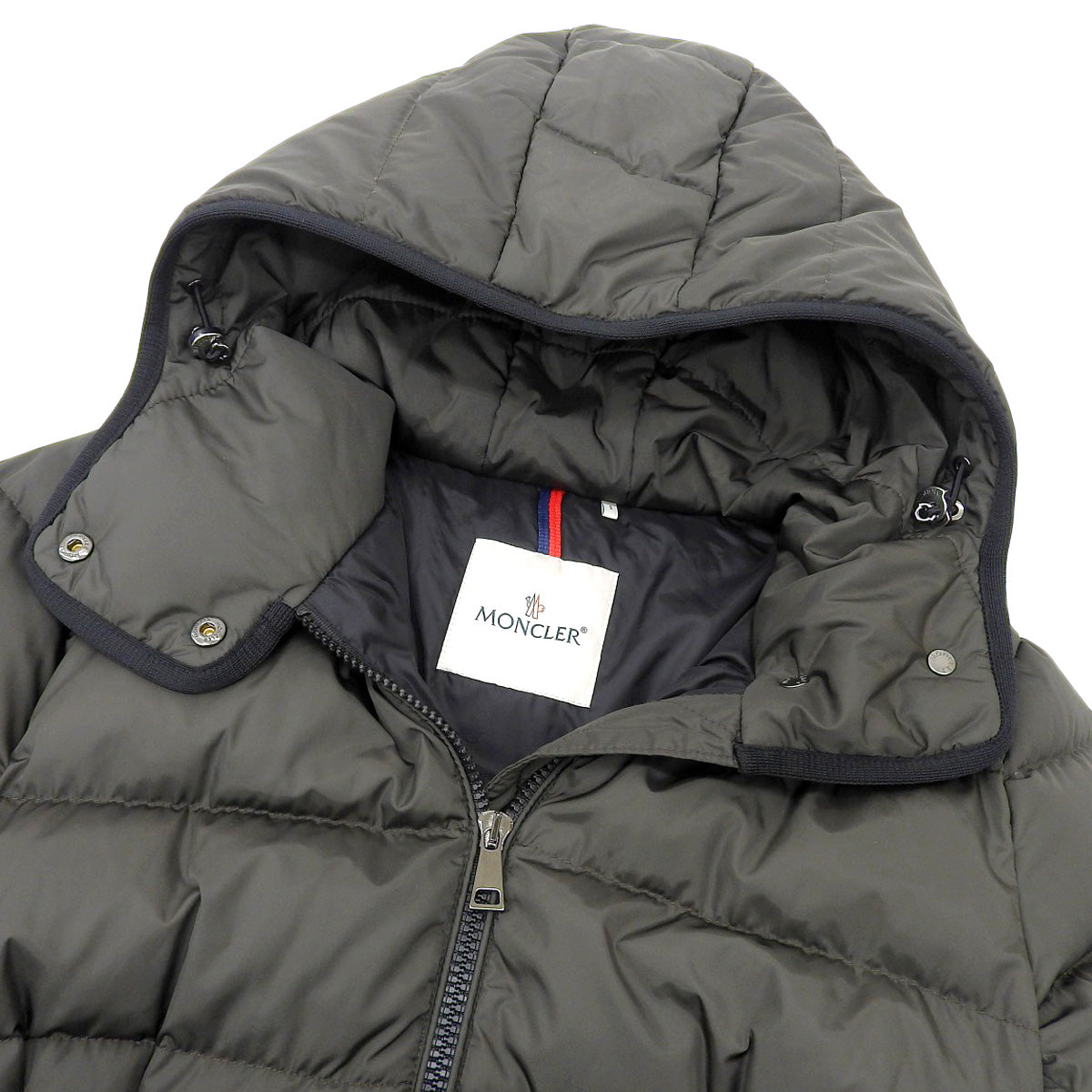 Moncler Down Jacket Coat Khaki