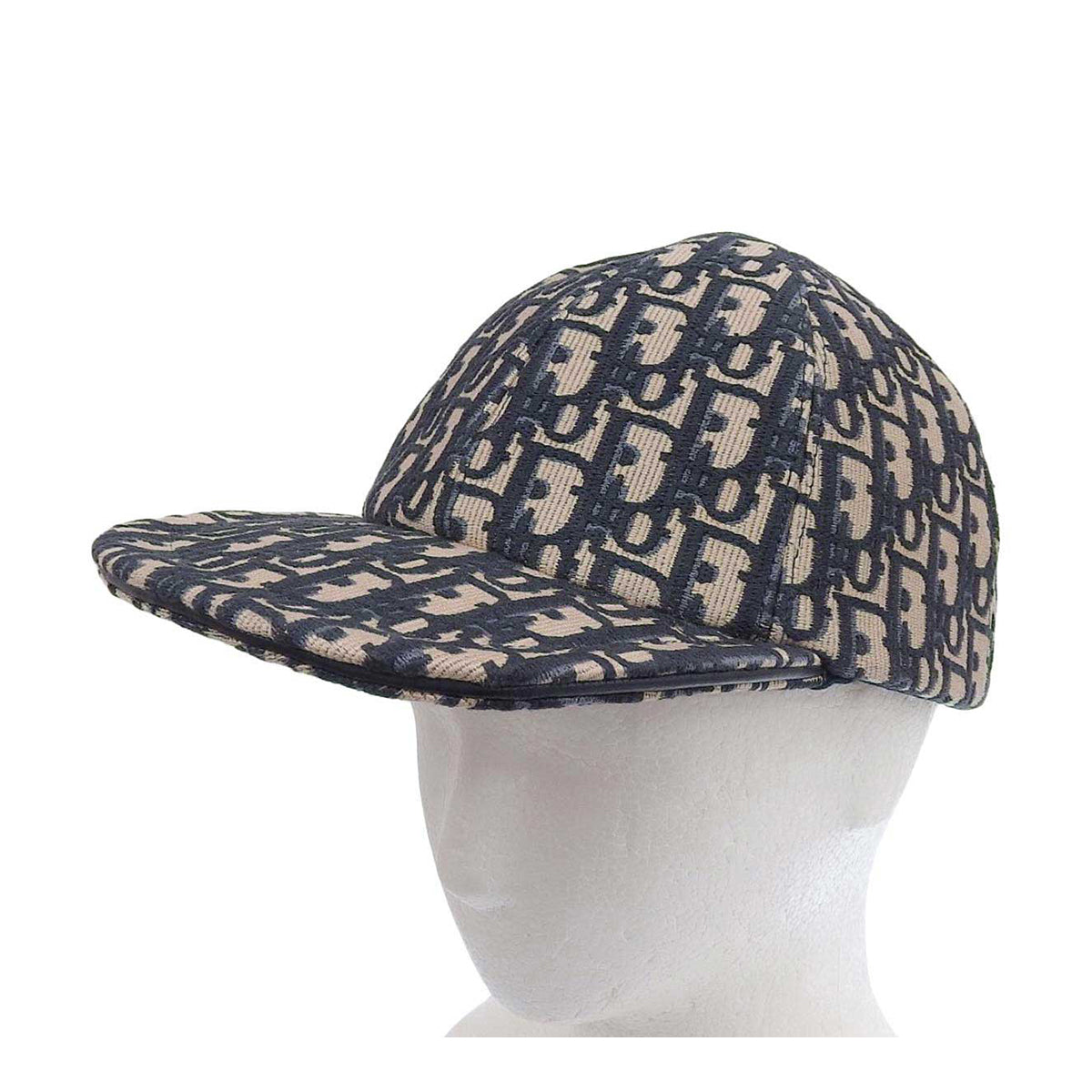 Dior Oblique Jacquard Cap Beige Navy