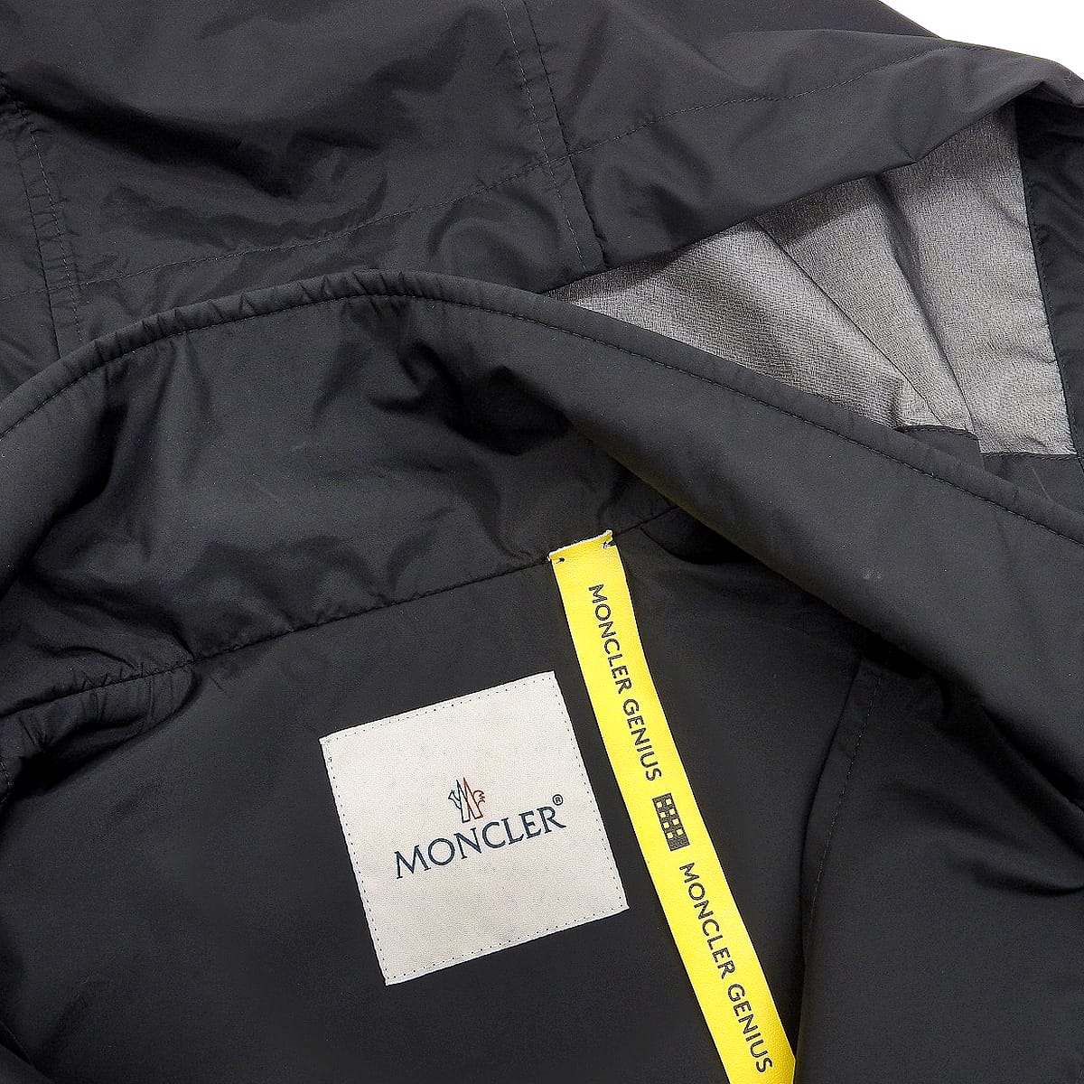 Moncler Nylon Jacket Black Hooded