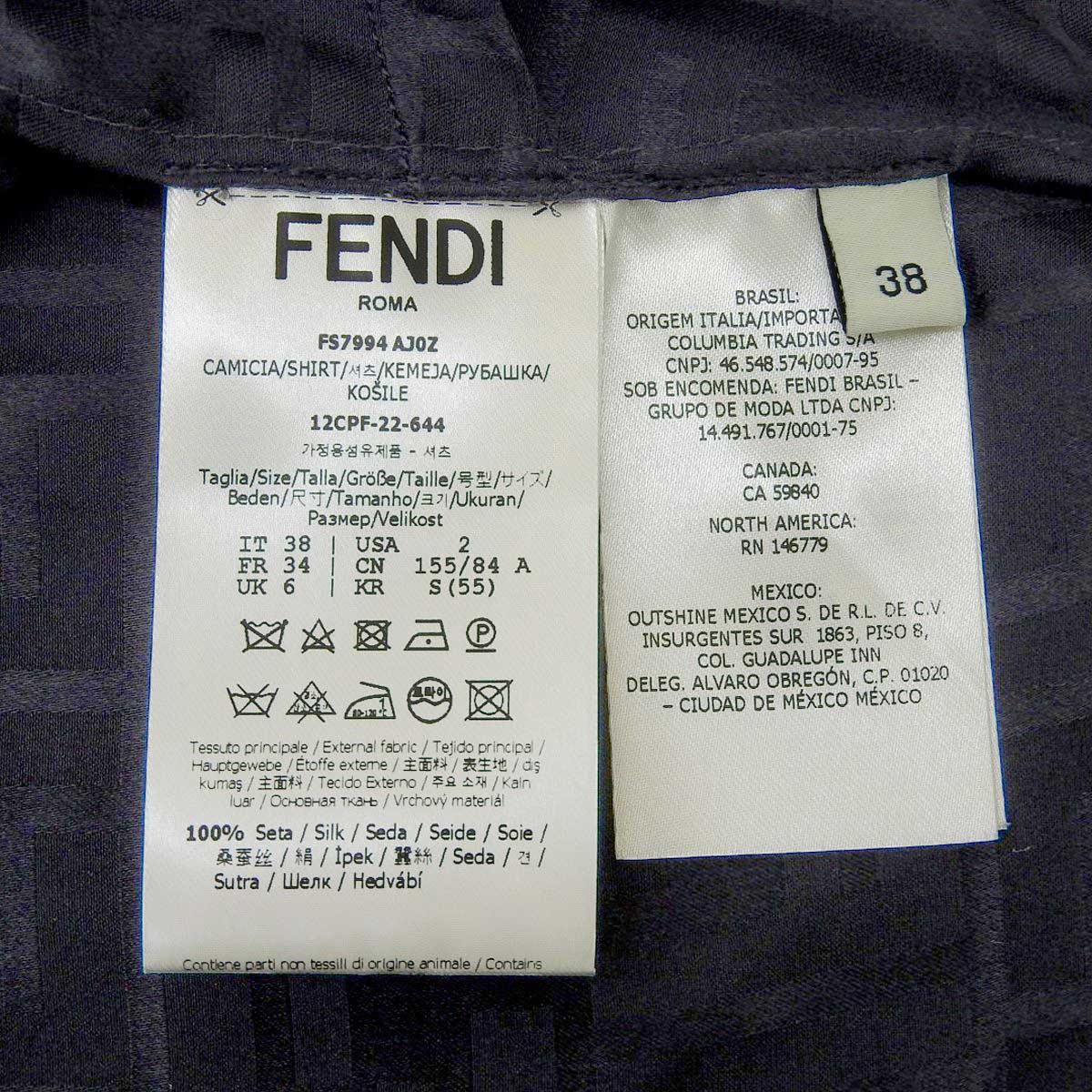 Fendi Silk Shirt FS7994 AJ0Z