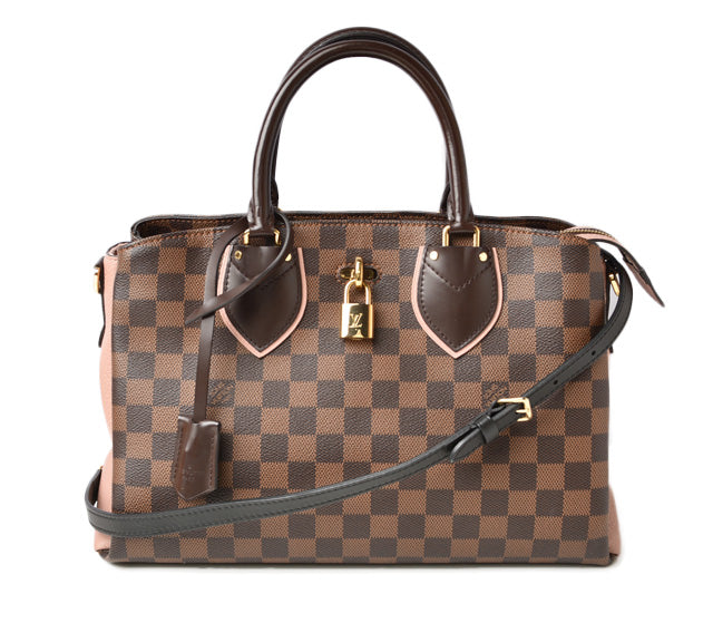 Louis Vuitton Normandy Damier Canvas Taurillon Leather Handbag N41488