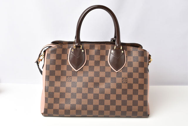 Louis Vuitton Normandy Damier Canvas Taurillon Leather Handbag N41488