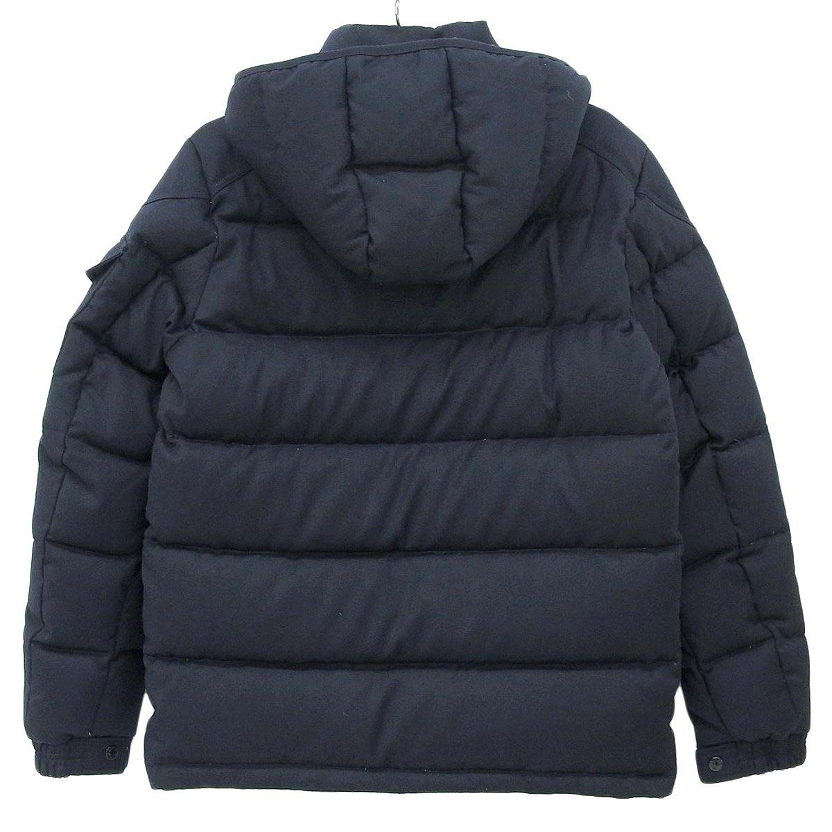 Moncler Down Jacket Navy Removable Hood