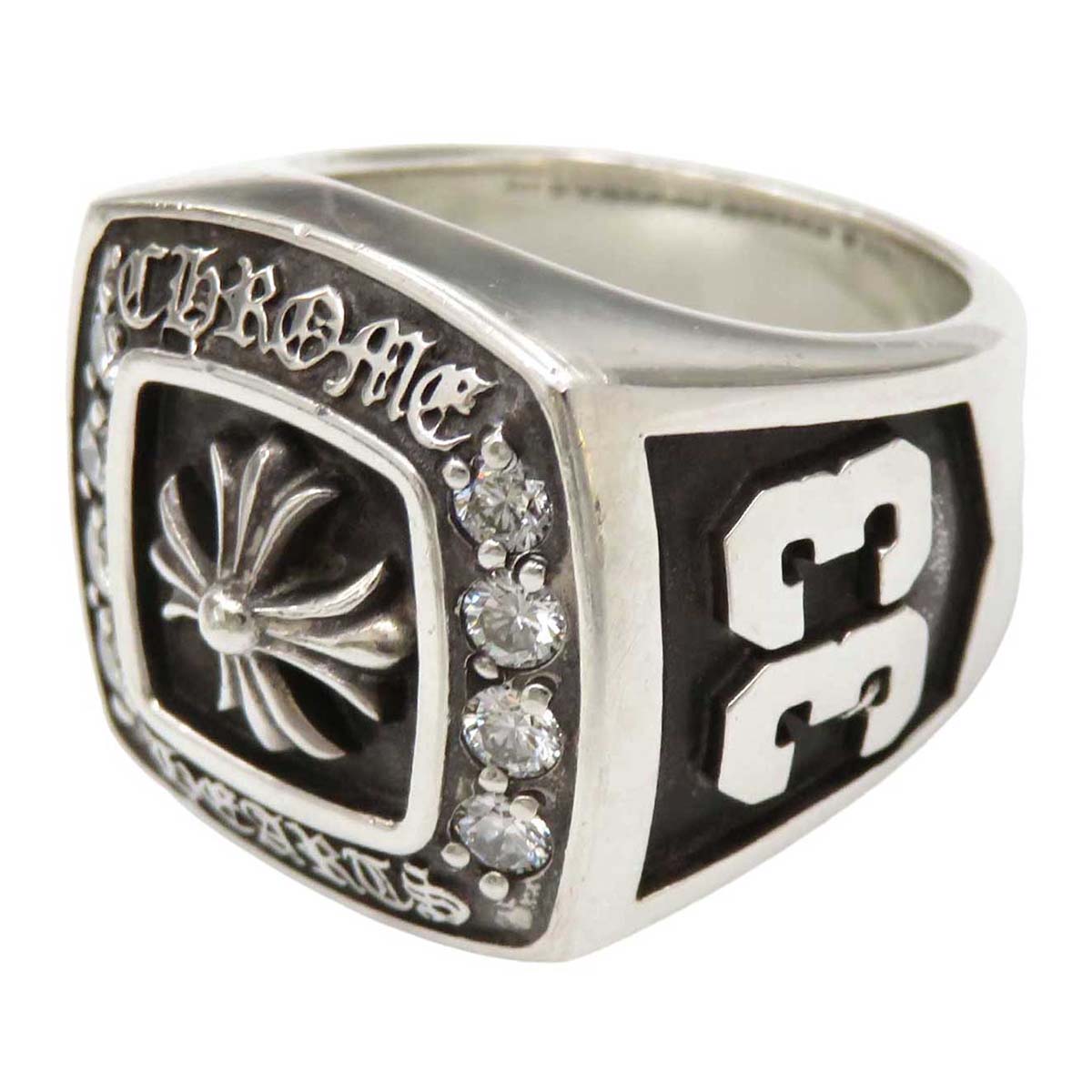 Chrome Hearts SV925 Diamond Ring