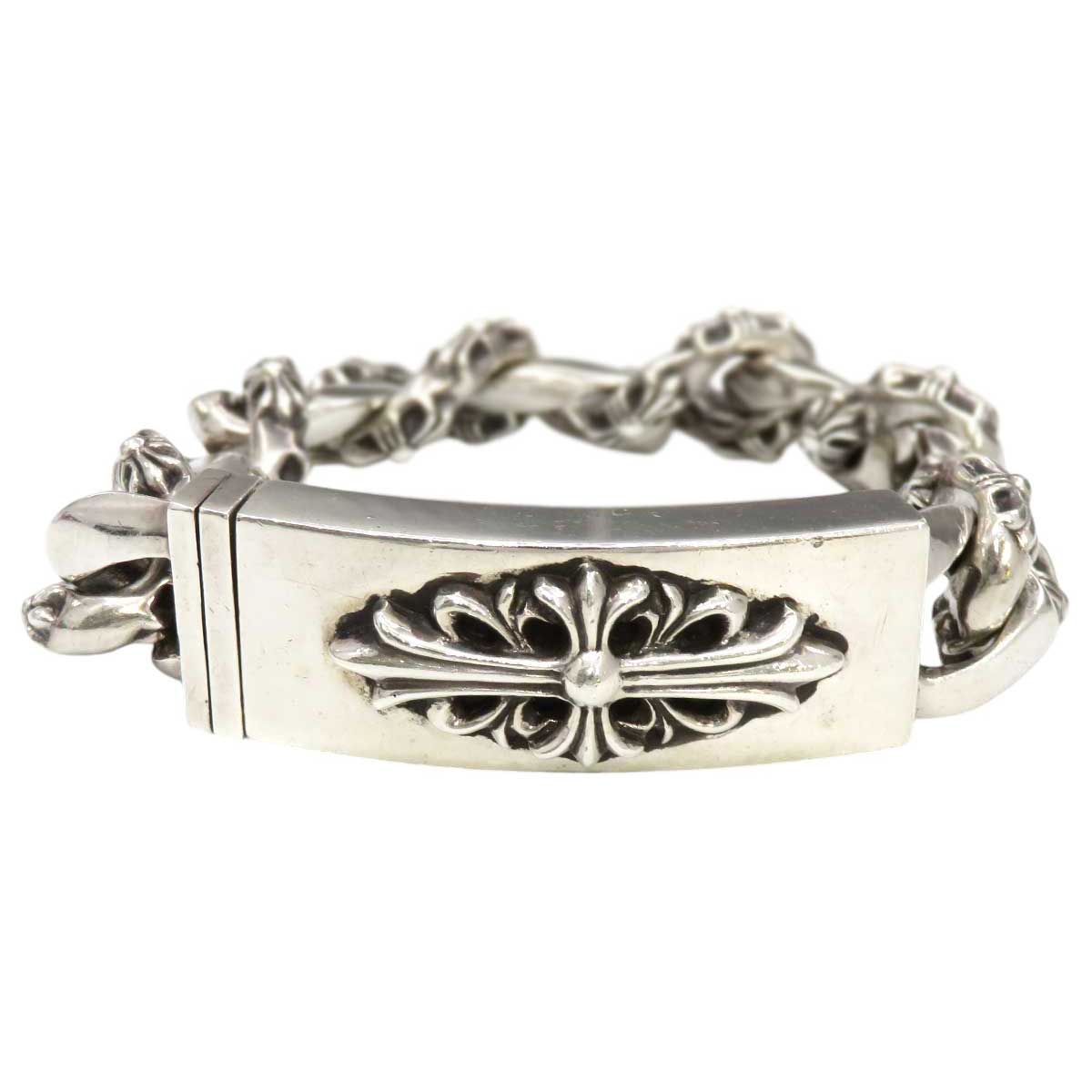 Chrome Hearts Stirling Floral ID Bracelet