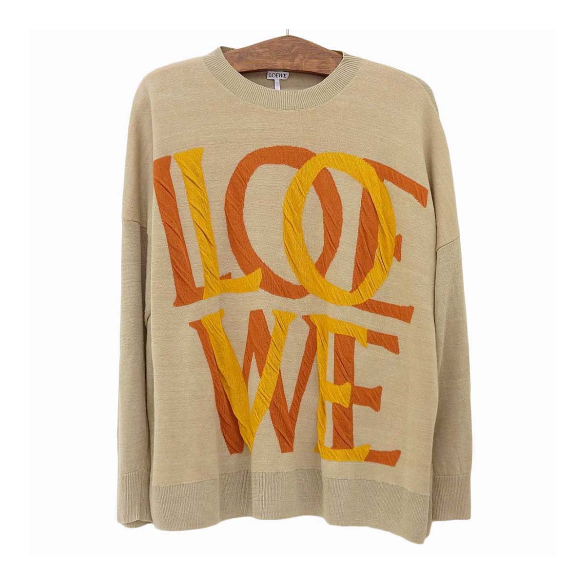 Loewe Knit Sweater Sand