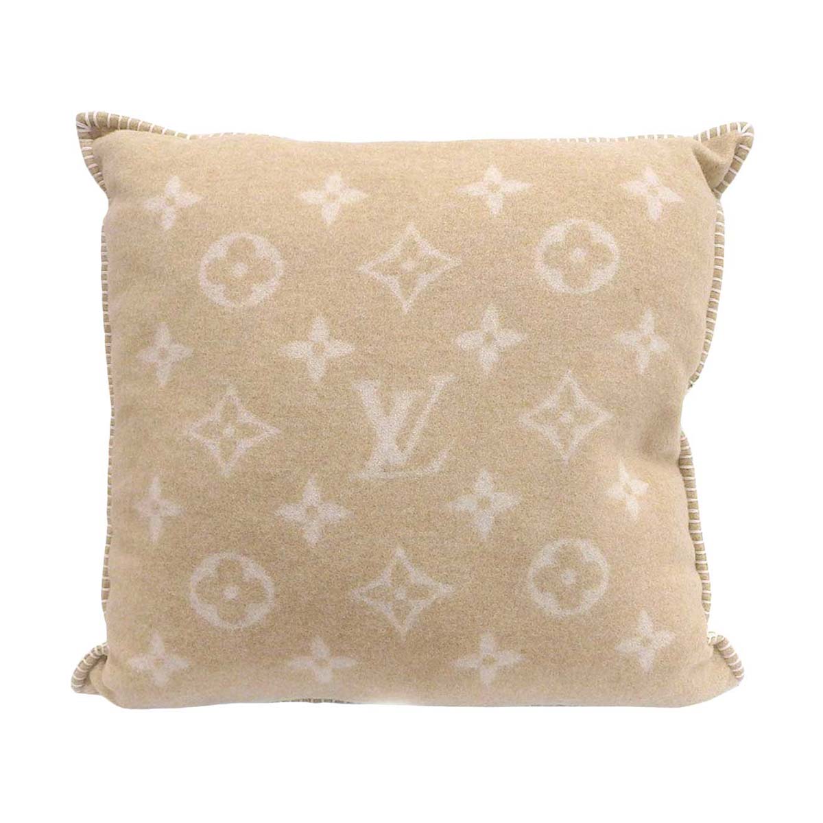 Louis Vuitton Wool Cashmere Neo Monogram Cushion M79271