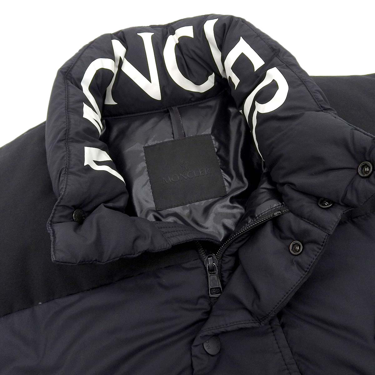 Moncler Nylon Down Jacket Black