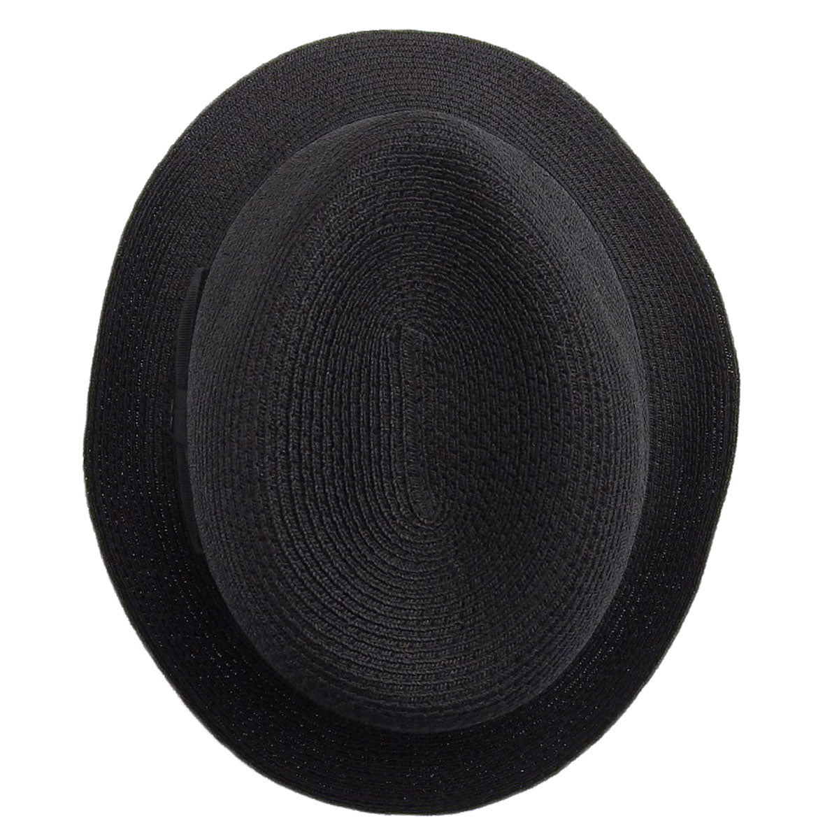 Chanel Black Straw Hat Coco Mark