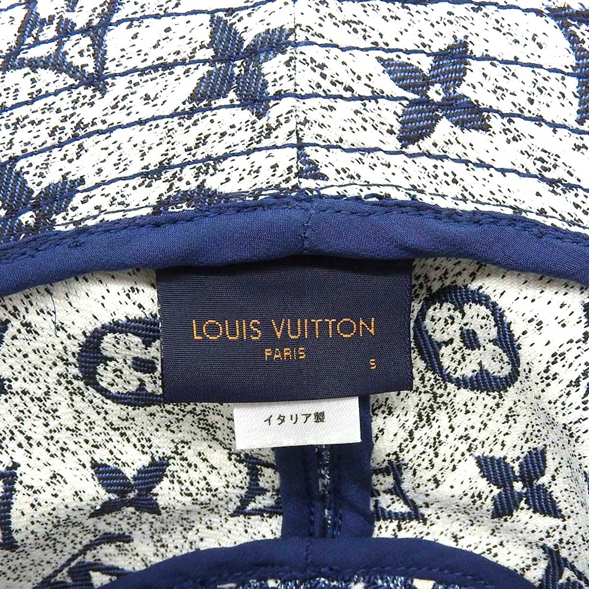 Louis Vuitton Monogram Denim Bucket Hat M77435