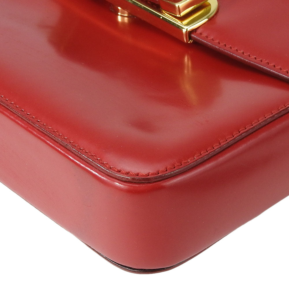 Prada Handbag BN1670 Calfskin Red