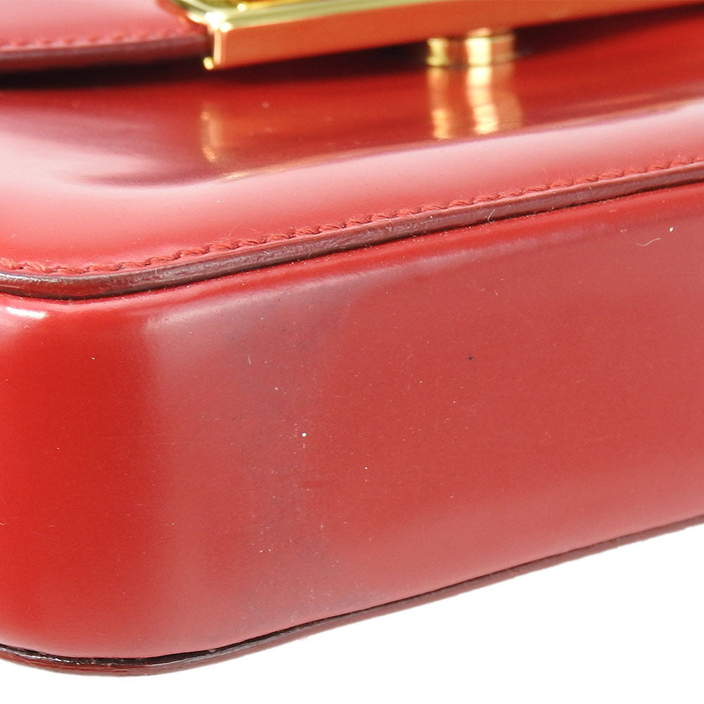 Prada Handbag BN1670 Calfskin Red