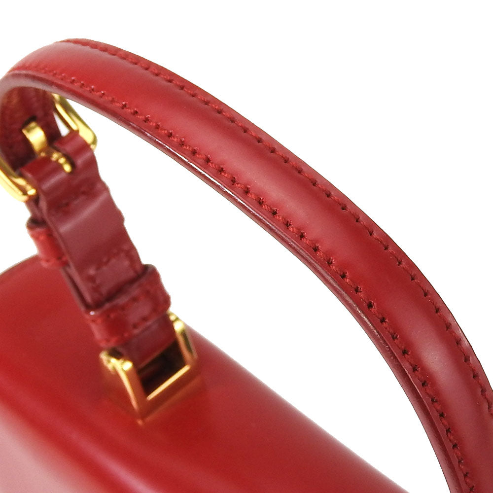 Prada Handbag BN1670 Calfskin Red