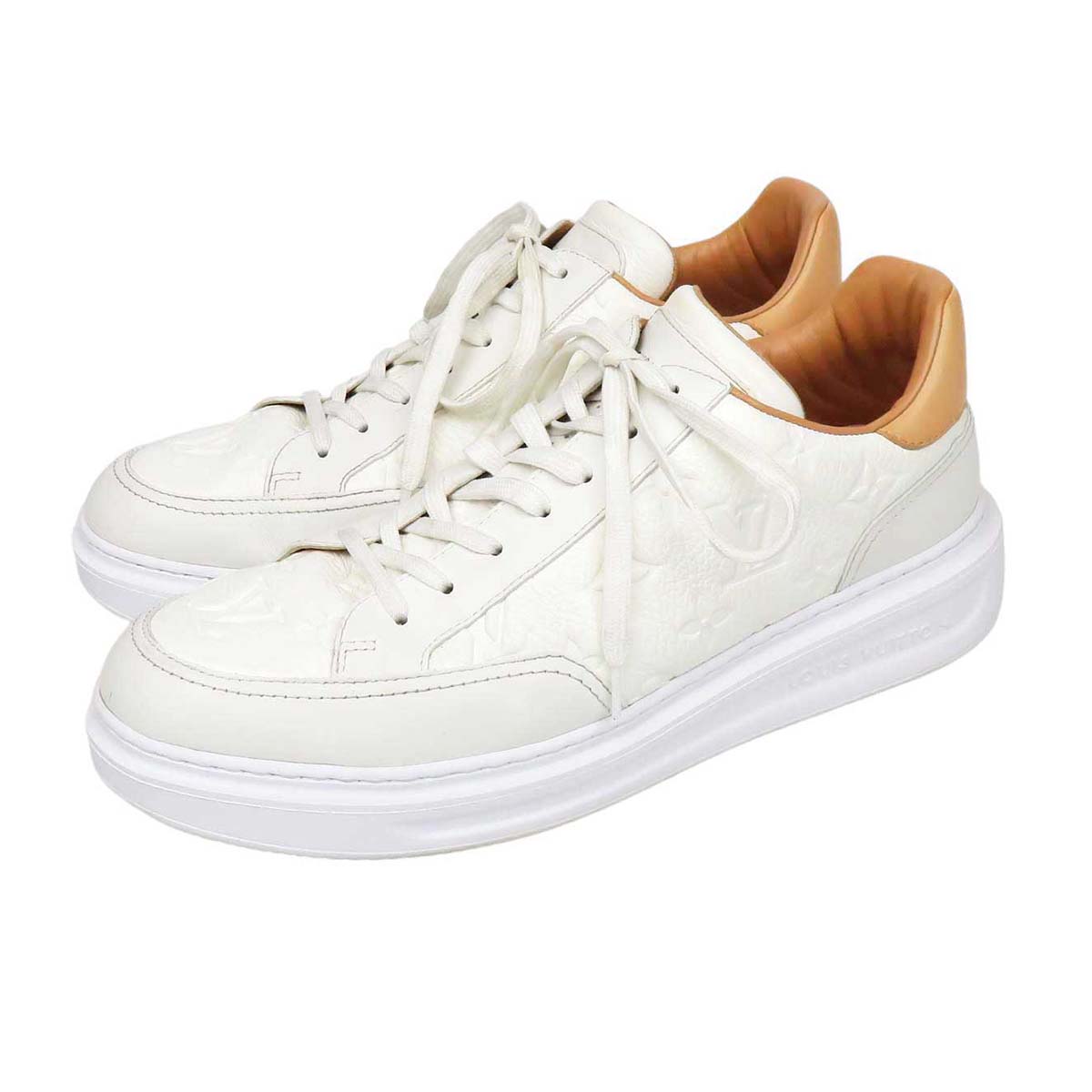 Louis Vuitton Monogram Leather Sneakers 1A8V3L