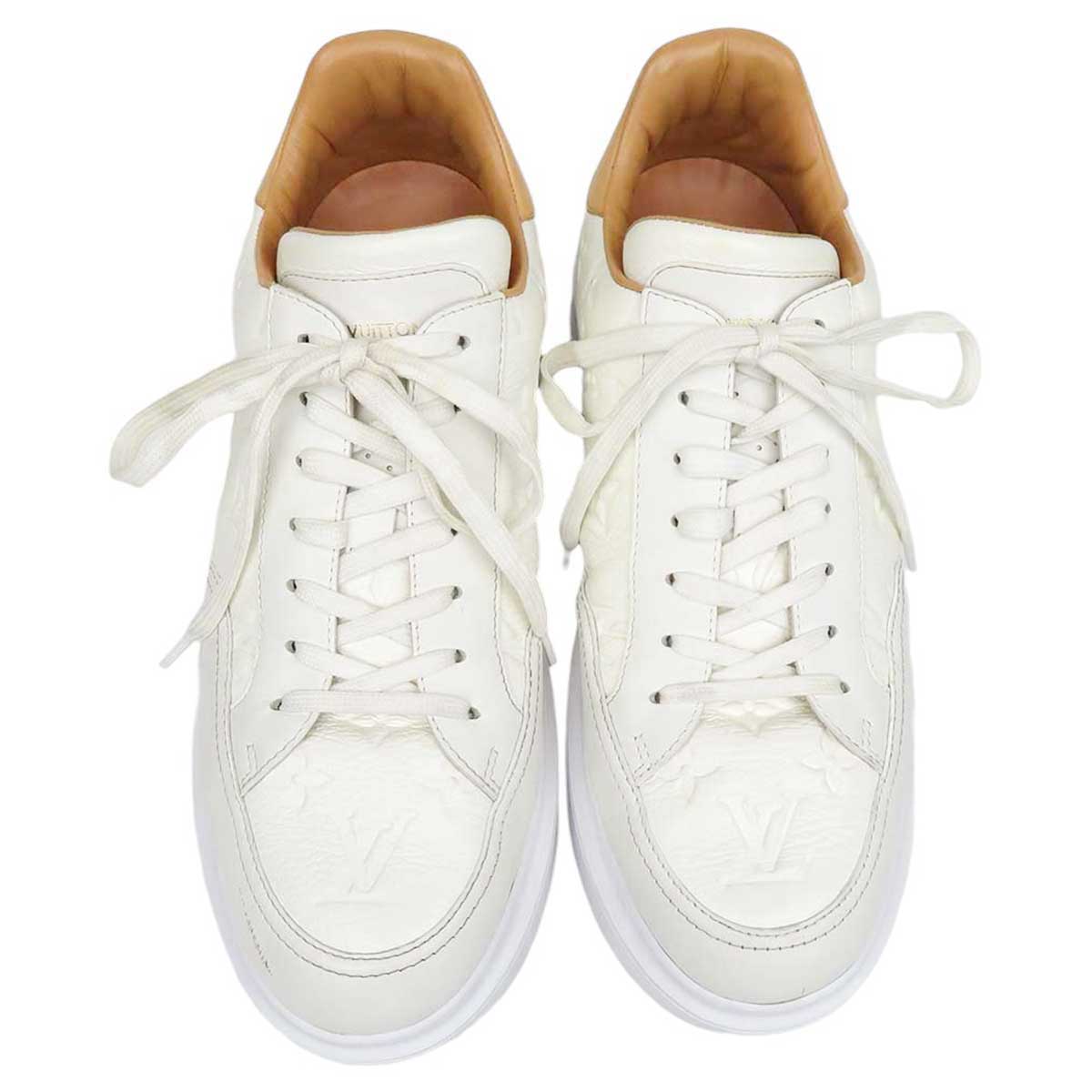 Louis Vuitton Monogram Leather Sneakers 1A8V3L