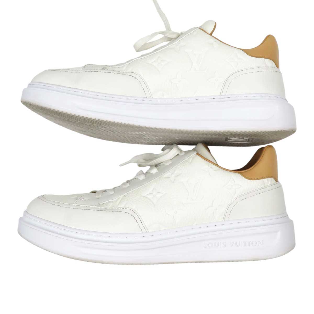 Louis Vuitton Monogram Leather Sneakers 1A8V3L