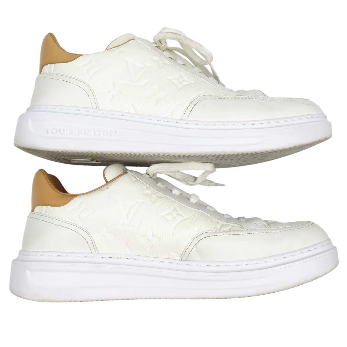 Louis Vuitton Monogram Leather Sneakers 1A8V3L