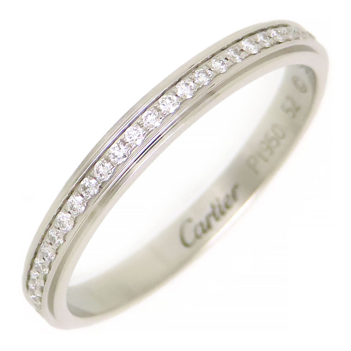 Cartier Pt950 Diamond Wedding Ring B4093652