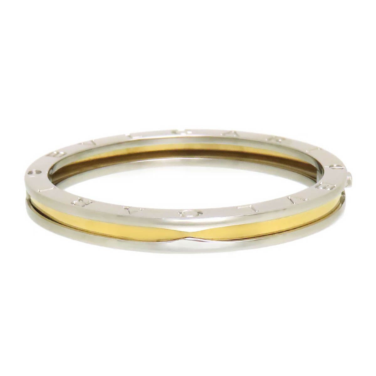 Bvlgari B.Zero1 Bangle K18YG Steel