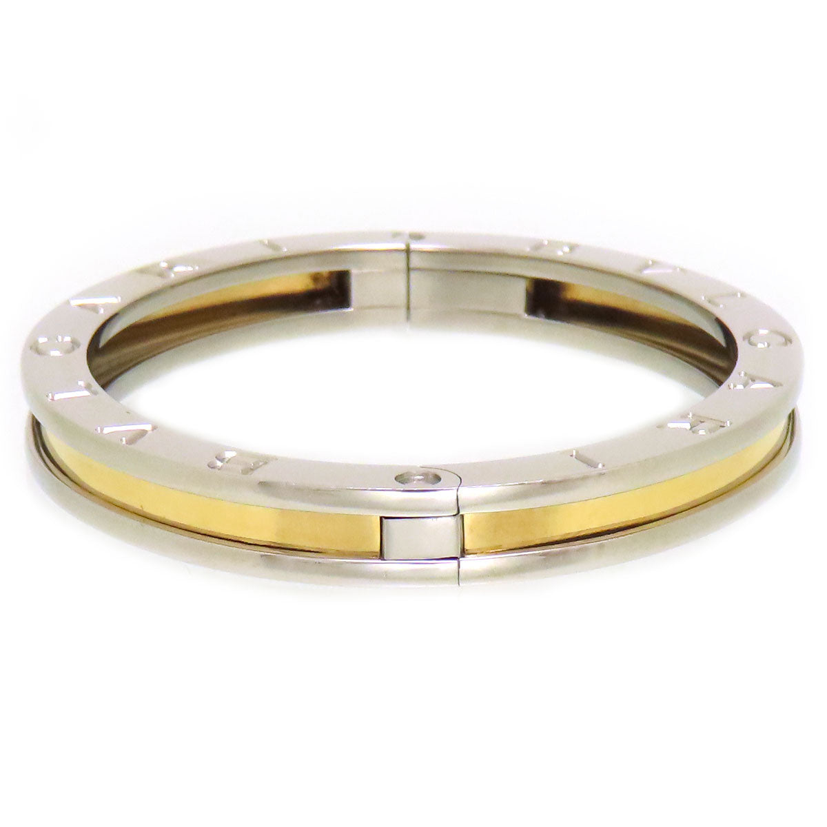 Bvlgari B.Zero1 Bangle K18YG Steel