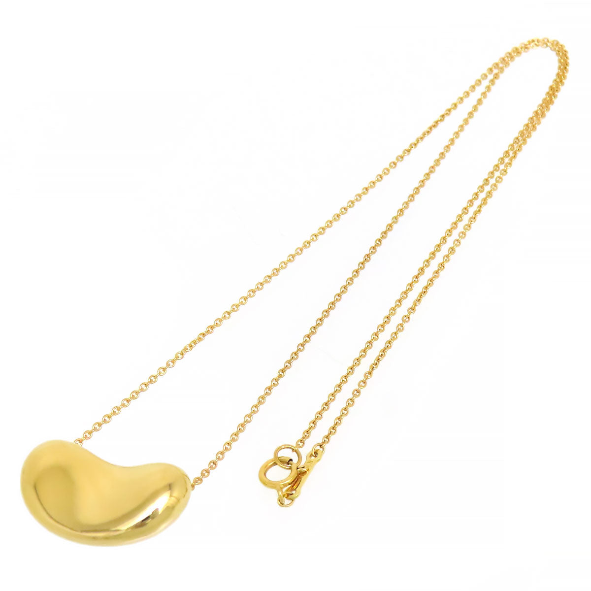 Tiffany & Co 18K YG Bean Necklace