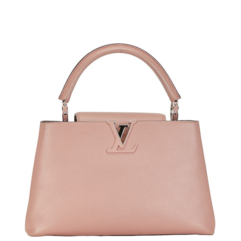 Louis Vuitton Capucines PM Leather Handbag M42258 in Good condition