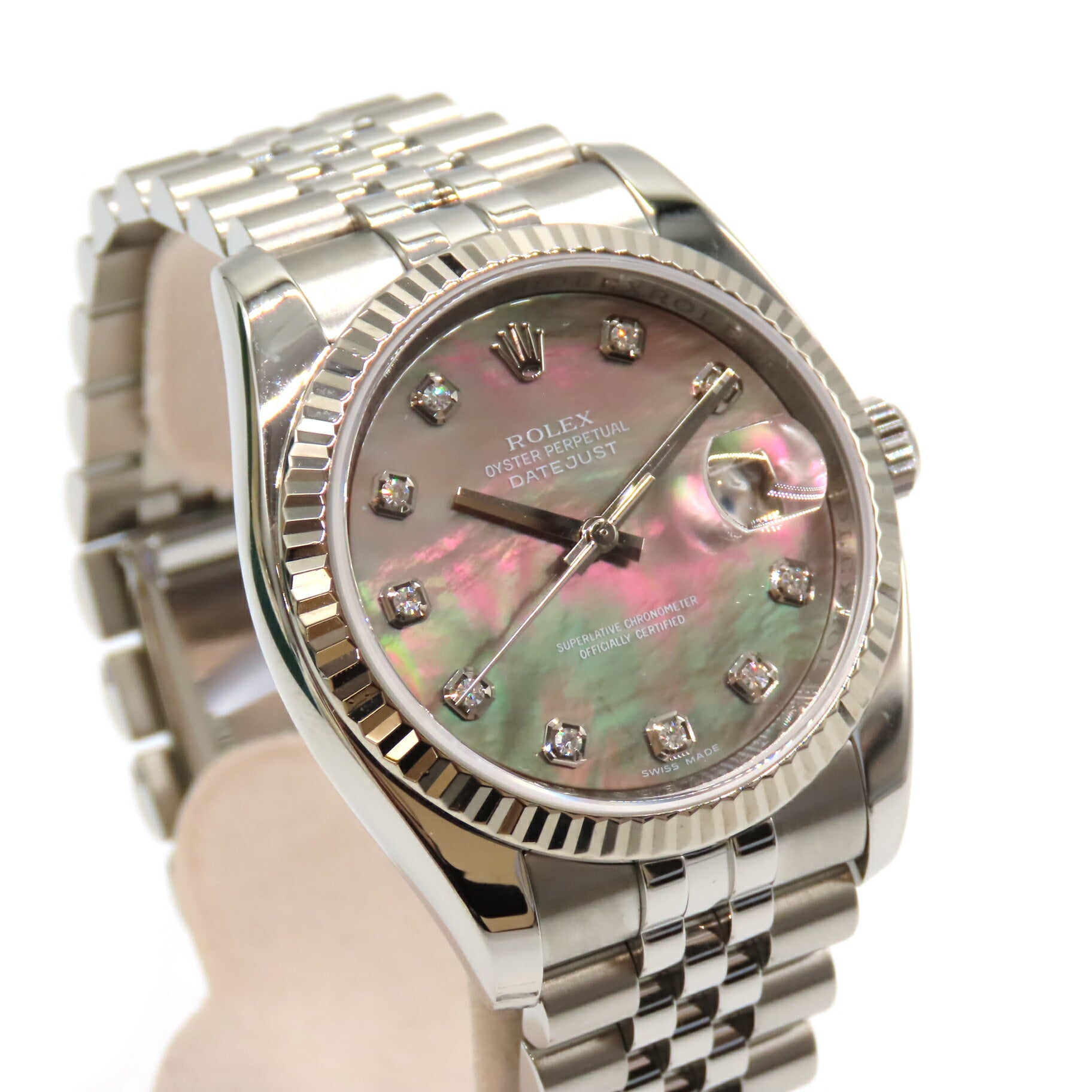 Rolex Datejust 116234NG Diamond Watch