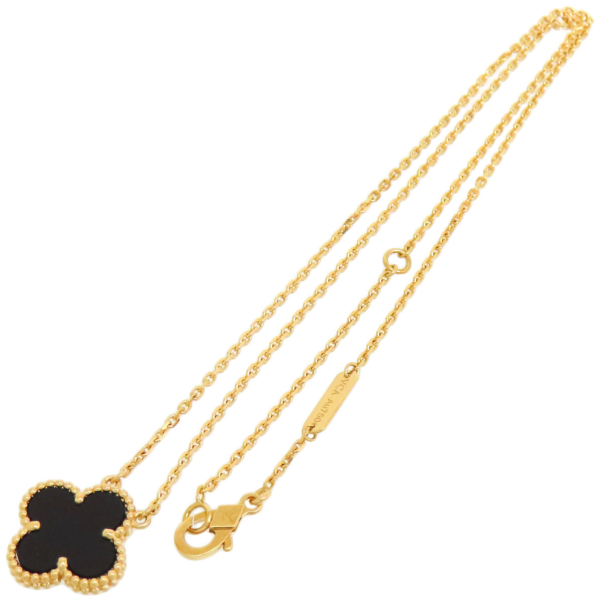 Van Cleef & Arpels K18YG Onyx Necklace VCARA45800