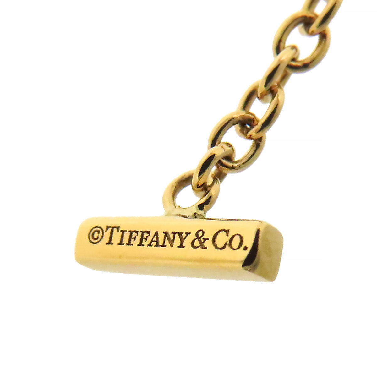 Tiffany & Co K18YG T Smile Bracelet