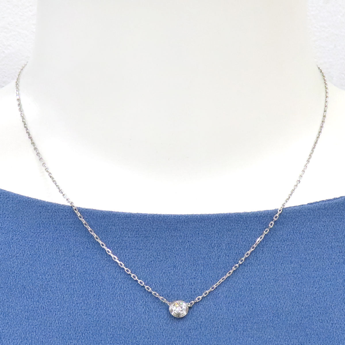 Cartier Diamond Necklace K18WG B7215400