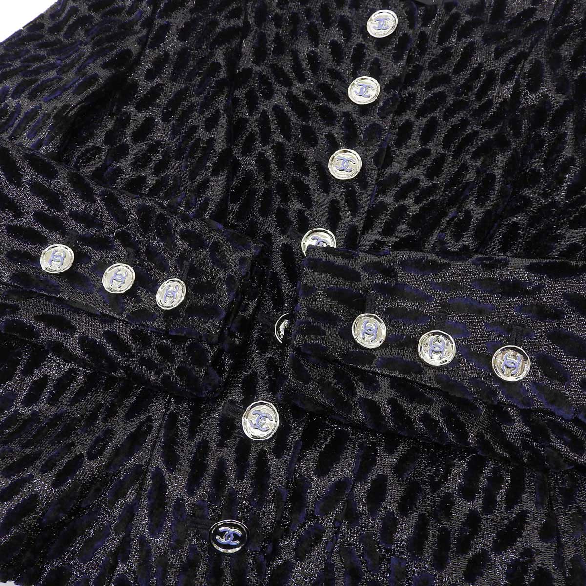 Chanel Leopard Velvet Jacket P75180V66865