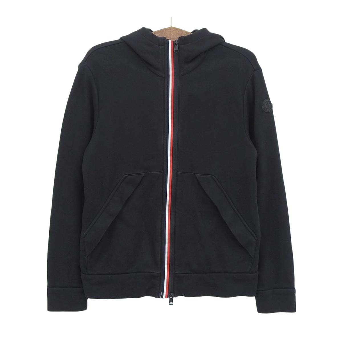 Moncler Hoodie MAGLIA Cardigan Black