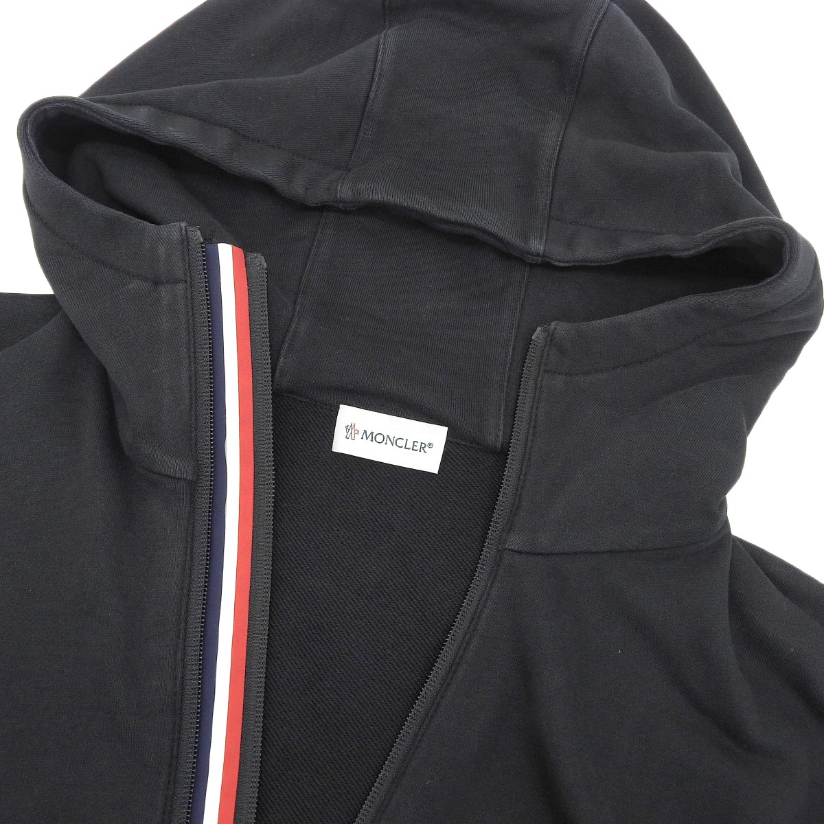 Moncler Hoodie MAGLIA Cardigan Black